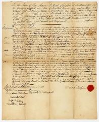 Probated will of Jonah Sandford, 1786
