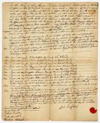 Probated will of John Sandford, 1786