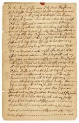 Probated will of Richard Washbourn, 1786