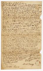 Probated will of Israel Youngs, 1786