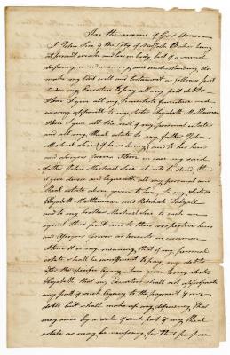 Probated will of John Sice, 1787