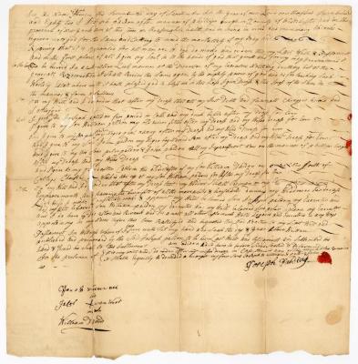 Probated will of Joseph Paulding, 1787