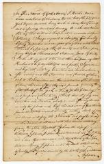 Probated will of Martha Mortier, 1787