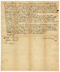 Probated will of Daniel Topping, 1787
