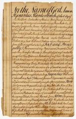 Probated will of Gerardus Hardenbrook, 1762