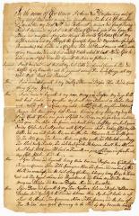 Probated will of Anna Van Dreison, 1761