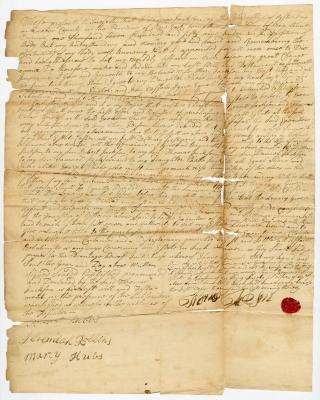 Probated will of Thomas Jackson, 1760
