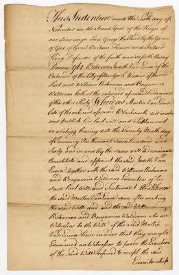 Probated will of Martin Van Evra, 1761