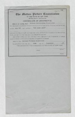 "The Night Rose" motion picture case file