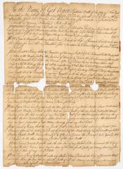 Probated will of Catharina Bratt, 1767
