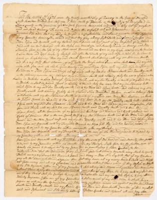 Probated will of John Smith, 1767