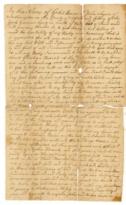 Probated will of John Sayre, 1767