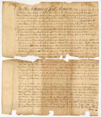 Probated will of Dominicus Vanderveer, 1771