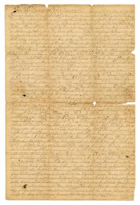 Probated will of Simon Johnson, 1772