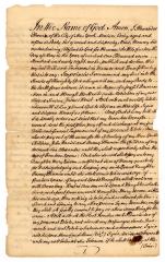 Probated will of Alexander Phenix, 1770