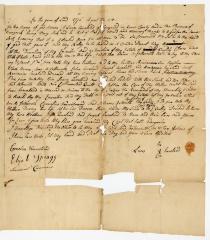 Probated will of Lucas Haviland, 1781