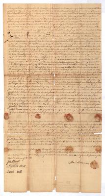 Probated will of Samuel Latham, 1781