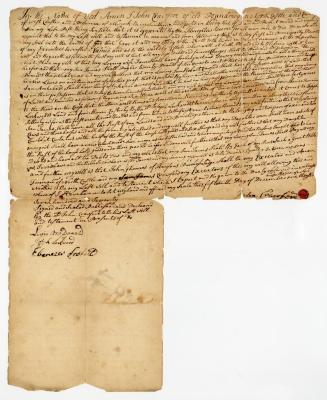 Probated will of John Crawford, 1774