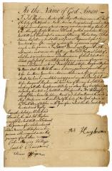 Probated will of Job Keyburn, 1780
