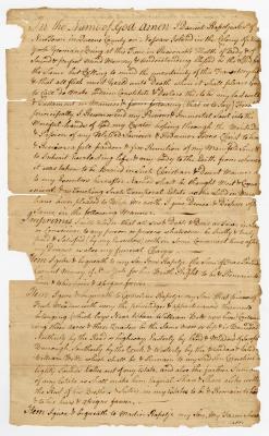 Probated will of Daniel Rapalja, 1780