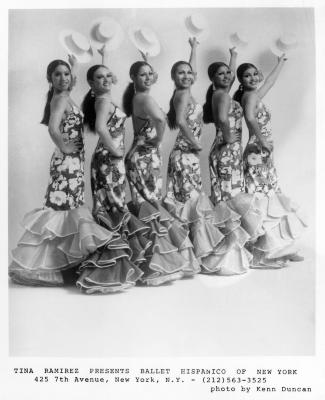 Cast of Ballet Hispanico's "Tanguillo de Cadiz"