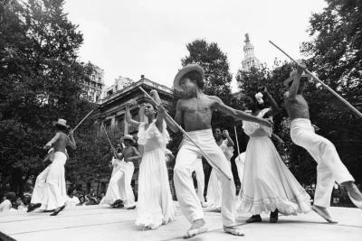 Ballet Hispanico street theater performance