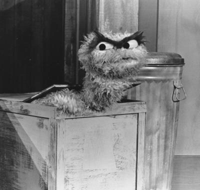 Oscar the Grouch from Sesame Street