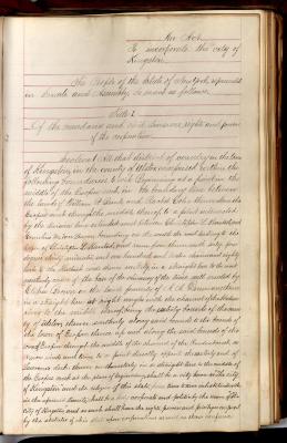 An act to incorporate the city of Kingston