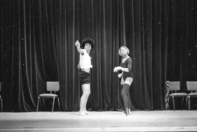 Members of the Afro-American Total Theatre in rehearsal