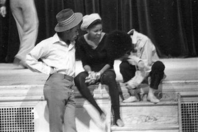 Members of the Afro-American Total Theatre in rehearsal