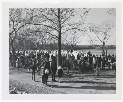 Belmont Lake State Park. Ice Skating and Horseback Riding