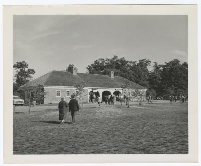 Belmont Lake State Park. Parking Area
