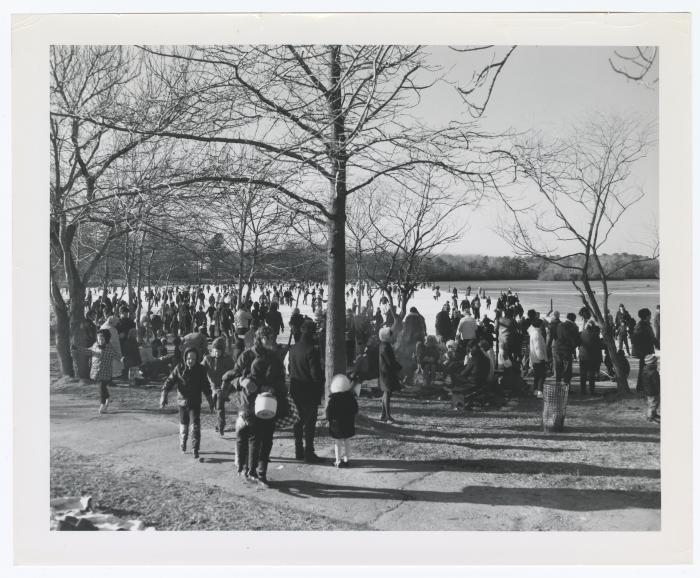 Belmont Lake State Park. Ice Skating and Horseback Riding