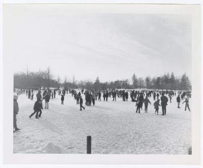 Belmont Lake State Park. Ice Skating and Horseback Riding