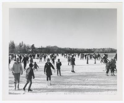 Belmont Lake State Park. Ice Skating and Horseback Riding