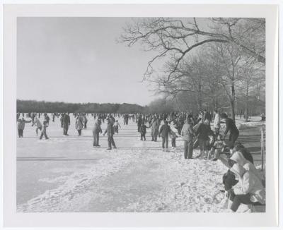 Belmont Lake State Park. Skating