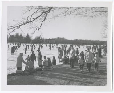 Belmont Lake State Park. Skating
