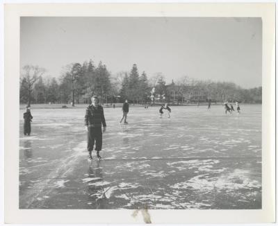 Belmont Lake State Park. Skating