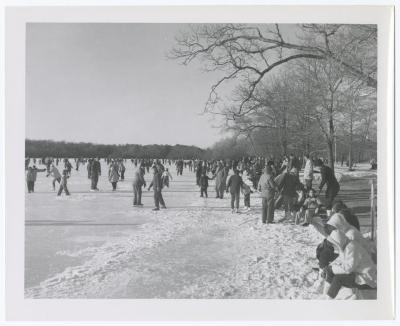 Belmont Lake State Park. Skating