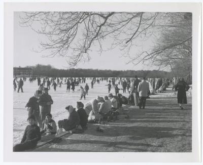 Belmont Lake State Park. Skating
