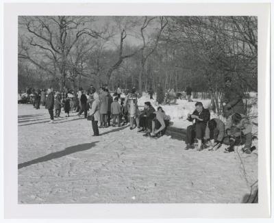 Belmont Lake State Park. Skating