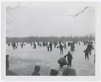 Belmont Lake State Park. Skating