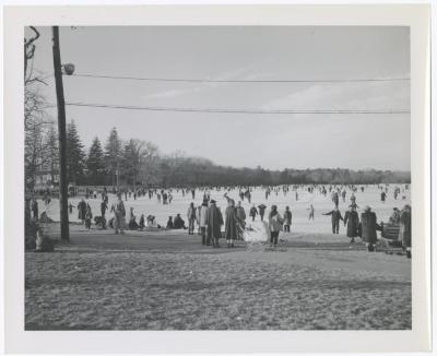 Belmont Lake State Park. Skating