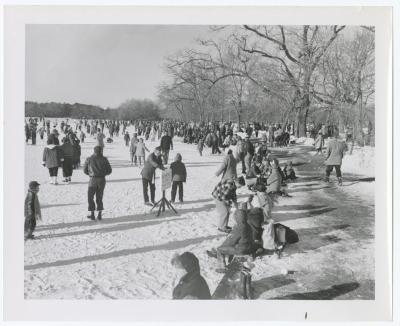 Belmont Lake State Park. Skating