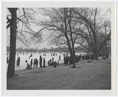 Belmont Lake State Park. Skating