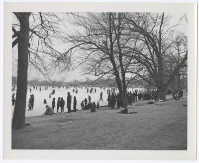 Belmont Lake State Park. Skating