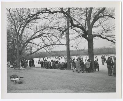 Belmont Lake State Park. Skating