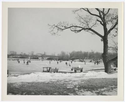 Belmont Lake State Park. Skating