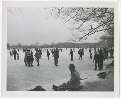 Belmont Lake State Park. Skating