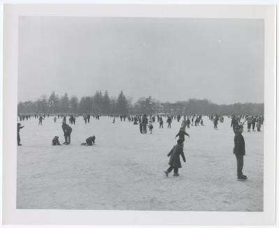 Belmont Lake State Park. Skating